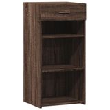 VidaXL Dressoir 45x42,5x93 cm bewerkt hout bruin eikenkleur