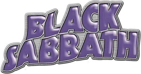 Black Sabbath Purple Wavy Logo Unisex Speld