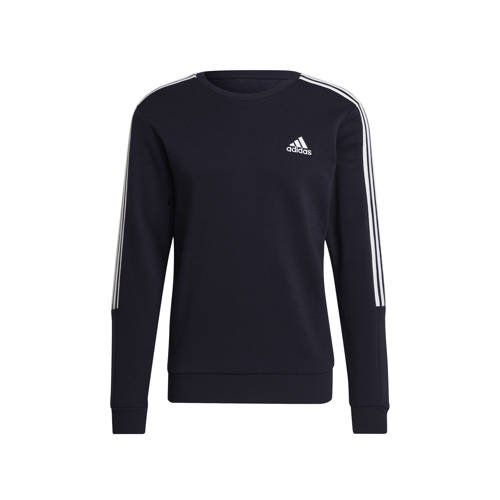 Adidas Performance sportsweater donkerblauw/wit