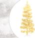 Prolenta Maison Exclusive - Kerstboom in spiraalvorm met verlichting en voet, wit, 150 cm
