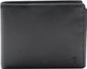 Esquire Slim Wallet Portemonnee Leer Zwart Unisex RFID 5 Vakken