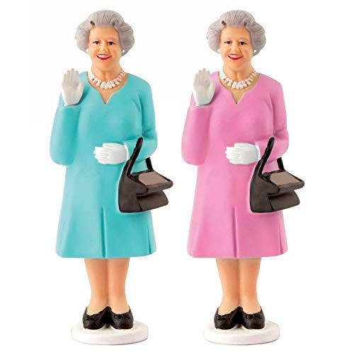 Kikkerland Figuur zwaaiende koningin (Queen), op zonne-energie - 5711008937025