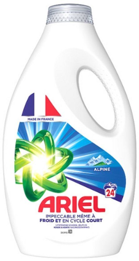 Ariel Vloeibaar Wasmiddel Alpine - 1080 ml (24 Wasbeurten)