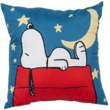 Peanuts Snoopy - Moon und Sterne Kussens meerkleurig Polyester