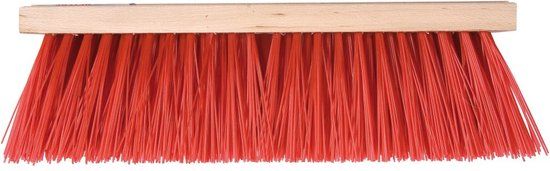 Talen Tools Buitenbezem - Kunststof - Rood - 41 cm