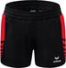 Erima Six Wings Worker Short Kinderen - Rood / Zwart | Maat: 116