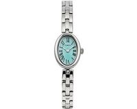 Timex Cavatina Quartz Analoog Horloge Zilverkleurig En Blauw Kast Gemaakt Van 100% Loodarm Messing En Een Armband Van 100% Roestvrij Staal 19 TW2Y26600AJ, TW2Y26800AJ