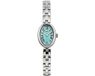 Timex Cavatina Quartz Analoog Horloge Zilverkleurig En Blauw Kast Gemaakt Van 100% Loodarm Messing En Een Armband Van 100% Roestvrij Staal 19 TW2Y26600AJ, TW2Y26800AJ
