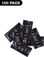 EXS Condoms Exs zwarte latex condooms – 100 stuks