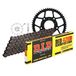 Kettingset DID Kettingset staal 420D / 126 clipslot voor Rieju RRX, Peugeot XPS Street XR7 Spike X 50 cc