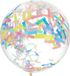 Folat Ballon XL met Confetti Candy Pastel - 61 cm
