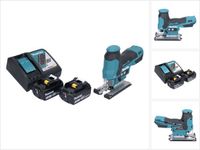Makita DJV 185 RF scie sauteuse sans balai 18 V + 2x batterie 3,0 Ah + chargeur