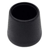 Adsamm LG-BL-18-4 LG-BL-18 4 x stoelpootdoppen, zwart, Ø 18-19 mm