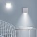 New Garden Box 8 - oplaadbare wand/plafondlamp - 7,5 x 7,5 x 7,5 cm - wit
