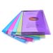 Rapesco 0688 ECO Gerecyclede Documentenmappen met Drukknoop, A4+, 5 Stuks