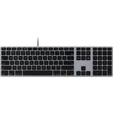 Matias FK318CB Aluminum Wired Keyboard for Mac Toetsenbord USB QWERTY, US-Engels, Mac Space grijs