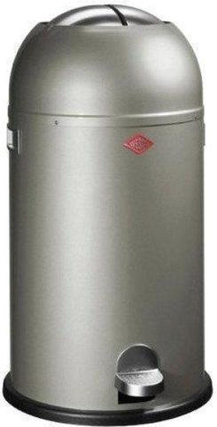 Wesco Kickmaster Pedaalemmer - 33 l - Zilver
