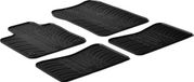 Gledring Rubbermatten passend voor Renault Twingo II 2007- (T profiel 4-delig + montageclips)