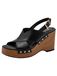 Tamaris Sandalen met riem zwart