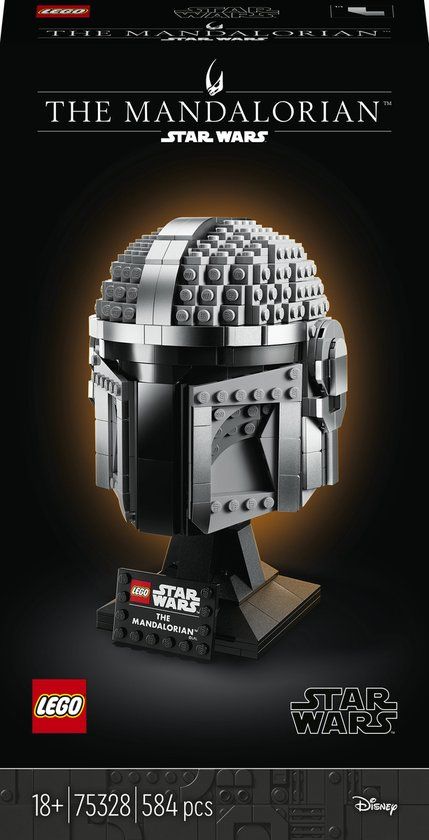 LEGO Star Wars The Mandalorian Helmet 75328 - Adult Set