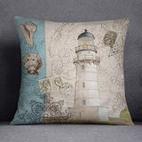 Bonamaison Decoratief Kussenhoes, Nieuw Ontwerp/Makkelijk in Onderhoud, Kussensloop met Verborgen Ritssluiting, Maat: 45x45 Cm - Ontworpen en Geproduceerd in Turkije