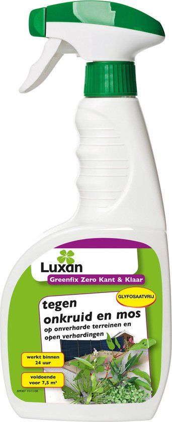 Luxan Greenfix Zero Kant & Klaar - Onkruid- Mosbestrijding - 750 ml
