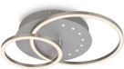 B.K.Licht BRILONER Plafondlamp 3773019 Aluminiumkleurig