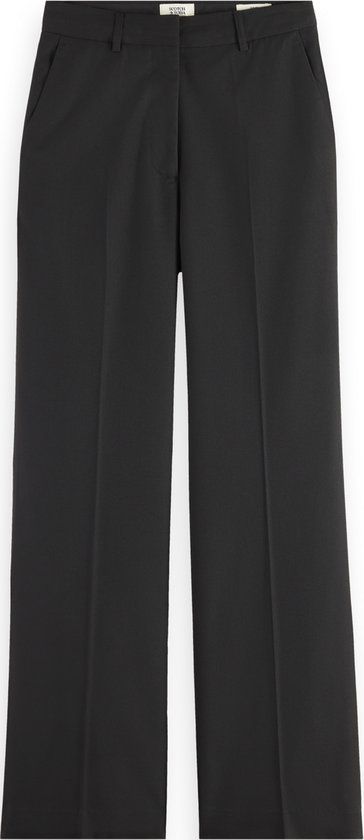 Scotch & Soda CORE EDIE Dames Pantalon - Zwart - Maat 32-32 - Loose Fit - Herfst/Winter 2024