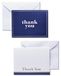 American Greetings Bedankkaarten met enveloppen, blauw en wit (50 tellen)