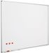 Smit Visual Supplies Whitebord 120x240 cm Softline profiel 8mm, emailstaal wit