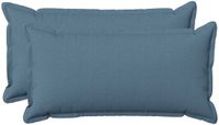 vidaXL Kussensloop - 2 stuks - Houten - Jeans Blauw - 40 x 70 cm - Katoensatijn