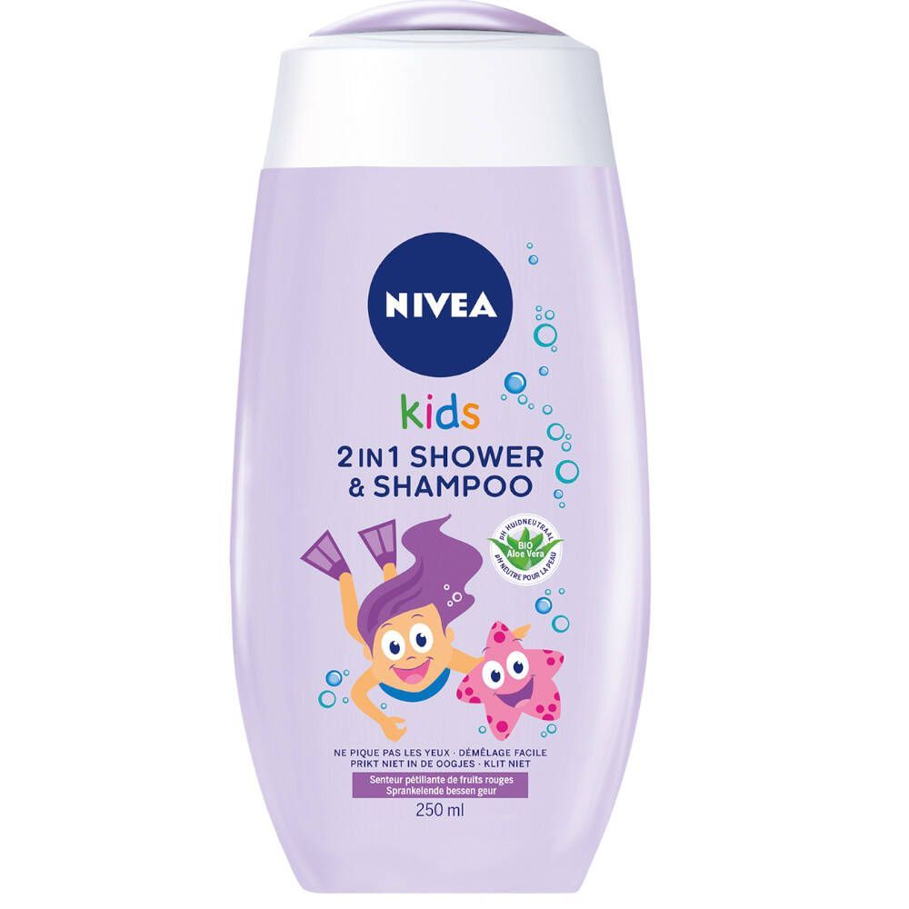 Nivea Kids 2-in-1 Douchegel & Shampoo 250 ml