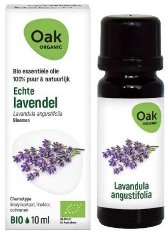 Oak Organic OAK Lavendel echte - 10 ml - Met fluoride - Alcoholvrij