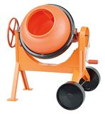 Lena 05004 Betonmixer 29 cm, oranje, zandspeelgoed voor kinderen