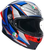 AGV K6 S E2206 Mplk Slashcut Integraalhelm - Zwart/Blauw/Rood - Maat XXL