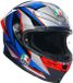 AGV K6 S E2206 Mplk Slashcut Integraalhelm - Zwart/Blauw/Rood - Maat XXL