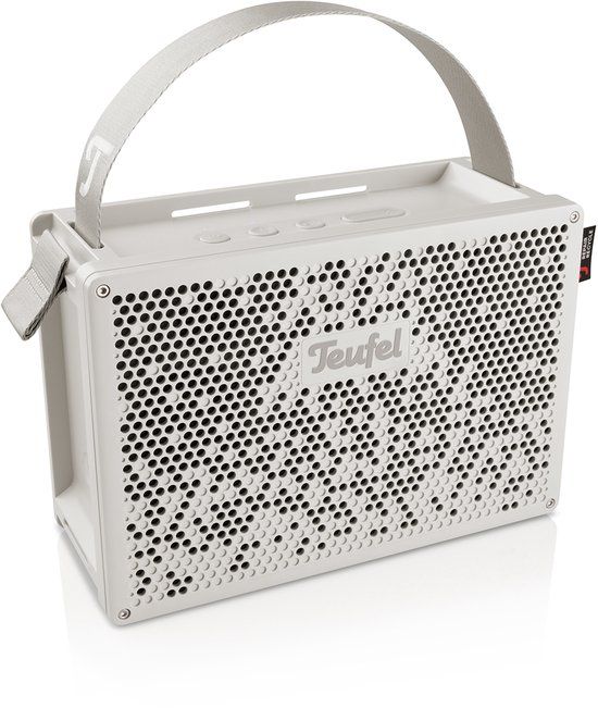 Teufel MYND - Draagbare Bluetooth stereospeaker - Waterdicht IPX67, Tot 42 uur batterij - Wit