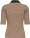 Ichi Dames-T-shirt IHXfiona Korte mouw Katoen Gestreept XL Caribou w. black