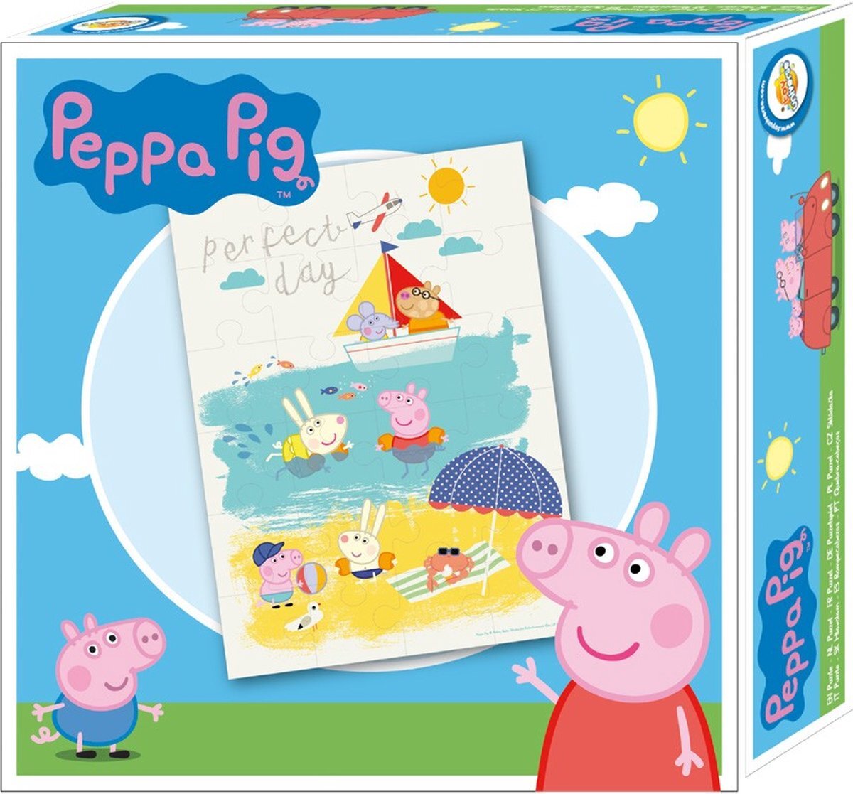 Peppa Pig - Puzzel 24 stukjes 29x40cm - Legpuzzel - Kinderpuzzel