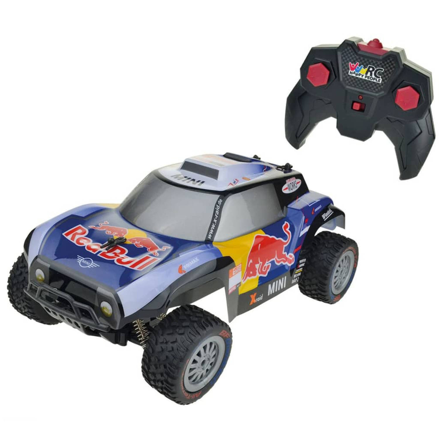 Happy People auto radiografisch bestuurbaar rc redbull mini dakar 1:16