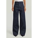 G-STAR high waist loose fit jeans dark blue denim