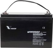Vision Akkus FM-Serie 6FM100DX Zonlicht batterie (rechargeable) 12 V 100 Ah AGM