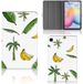 B2Ctelecom Samsung Galaxy Tab S6 Lite Book Case Kunstleer/Siliconen/TPU Banana Tree