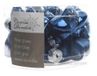 Kaemingk Decoris Ster Glas Glans-Mat Nacht Blauw 2x4.5x4cm