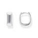 THOMAS SABO Creolen, vierkante vorm, gerecycled 925 zilver CR743-001-21