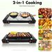 Campingaz Poêle de camping extérieur portable avec plaque de cuisson et valise - Poêle à gaz extérieur haute puissance avec 2 brûleurs pour arrière - cour, camping, barbecue de plage et pique - nique