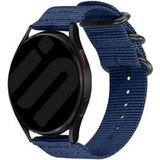 Strap-it Amazfit Bracelet nylon avec boucle Amazfit Bip 5 (bleu)