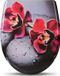Bolt Edge Toiletbril - Rode bloem print - Duroplast - Antibacterieel - Softclose - Universeel