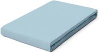 Schlafgut Pure Bio Katoen Jersey Hoeslaken M - 120x200 - 130x220 536 Blue Light