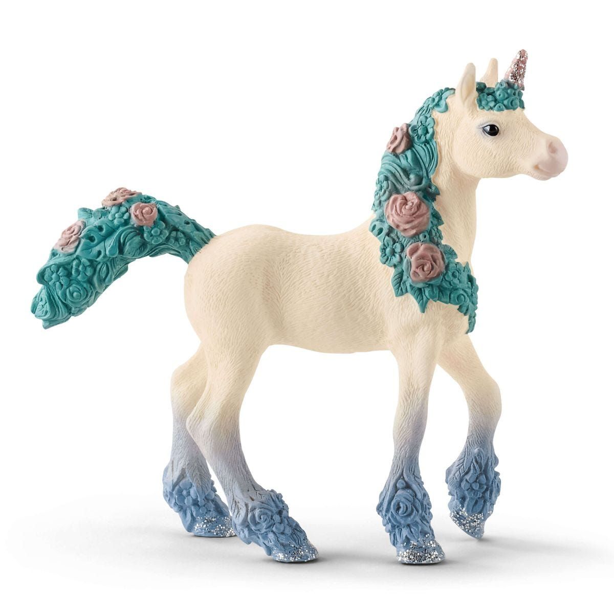 Schleich BAYALA Bloemeneenhoorn veulen 70591 - Speelgoedfiguren kinderen - Meerkleurig